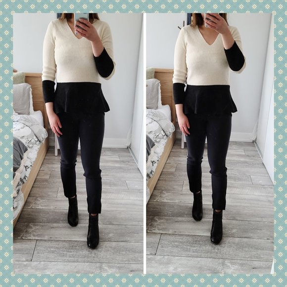 Banana Republic Colourblock Wool/Cashmere Sweater - Picture 1 of 8